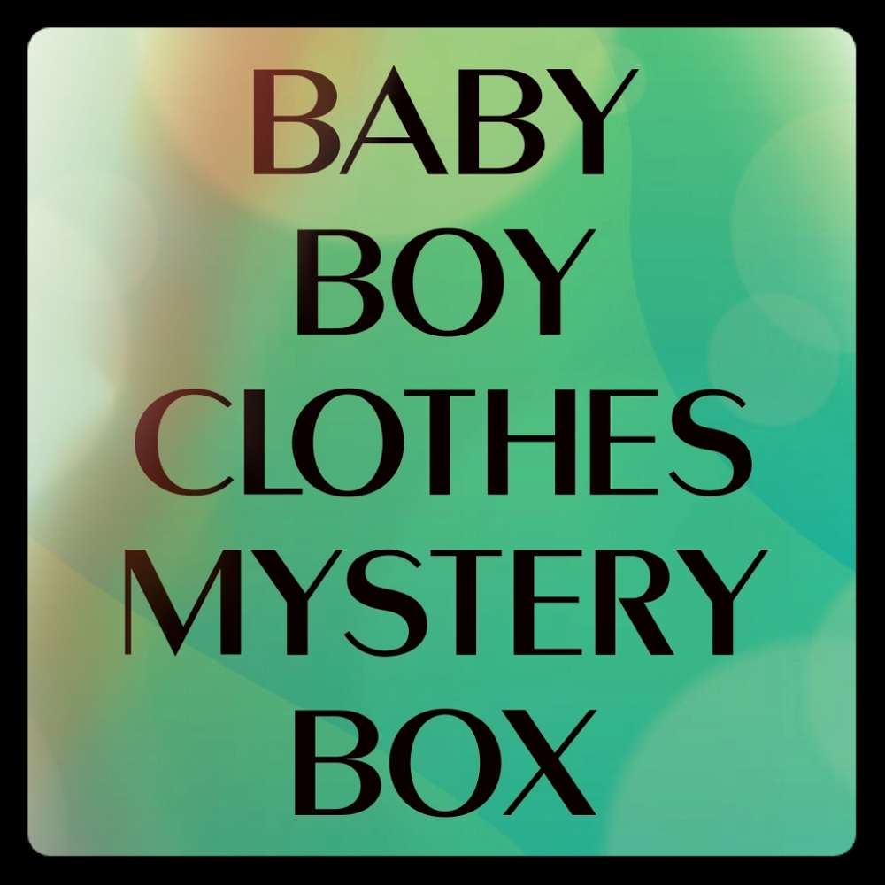 Baby boy clothes mystery box 20 pieces